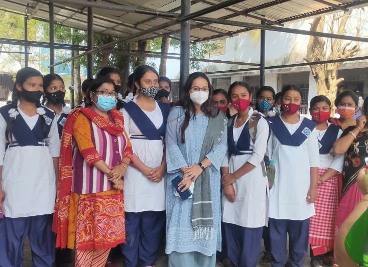 NehaBanerjeeIIT's tweet photo. An intiative in areas concerning Menstrual Hygiene ,Adolescent Health and Child Marriage as BDO in Krishnagar 2 Block. Sanitary Pad vending and disposal machines were installed in Govt. High schools along with Haemoglobin testing /IEC activities with students,  teachers, parents https://t.co/ahRtvMDLnW