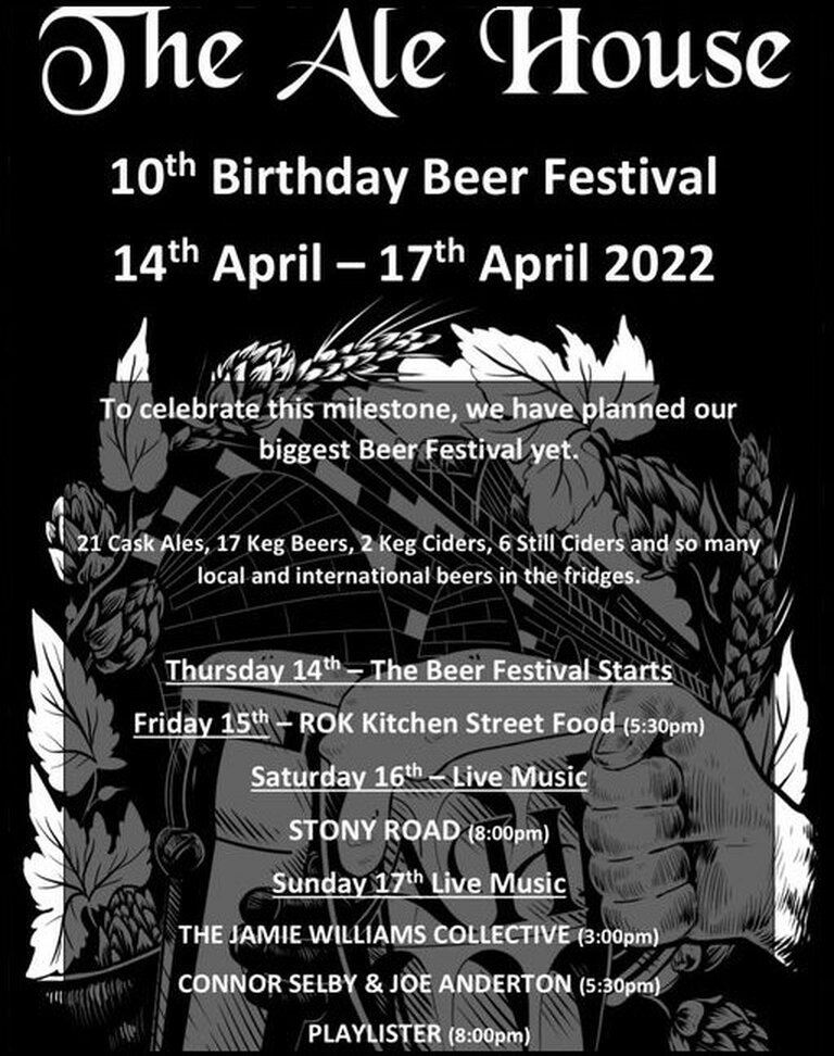 A #BeerFestival coming up at #Chelmsford's <a href="/Alehouse_Cford/">The Ale House</a> in April

A great selection of real ales, ciders and plenty more including music. All located near the train and bus stations in the city.

#CheersChelmsford 🍻
🍺♥️
#Essex