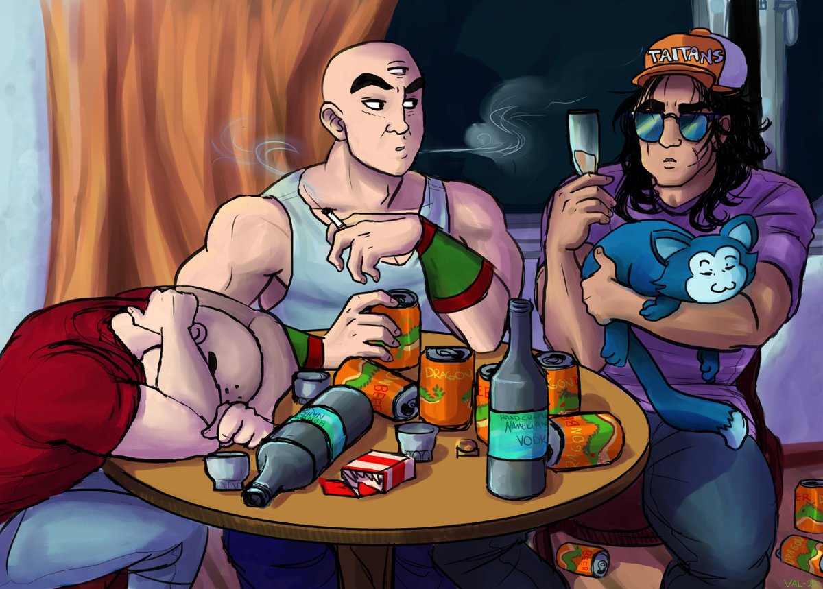 Valitettava's tweet photo. Sat. 3:25am

#dbz #krillin #tenshinhan #yamcha #puar https://t.co/aFl10xCGJf