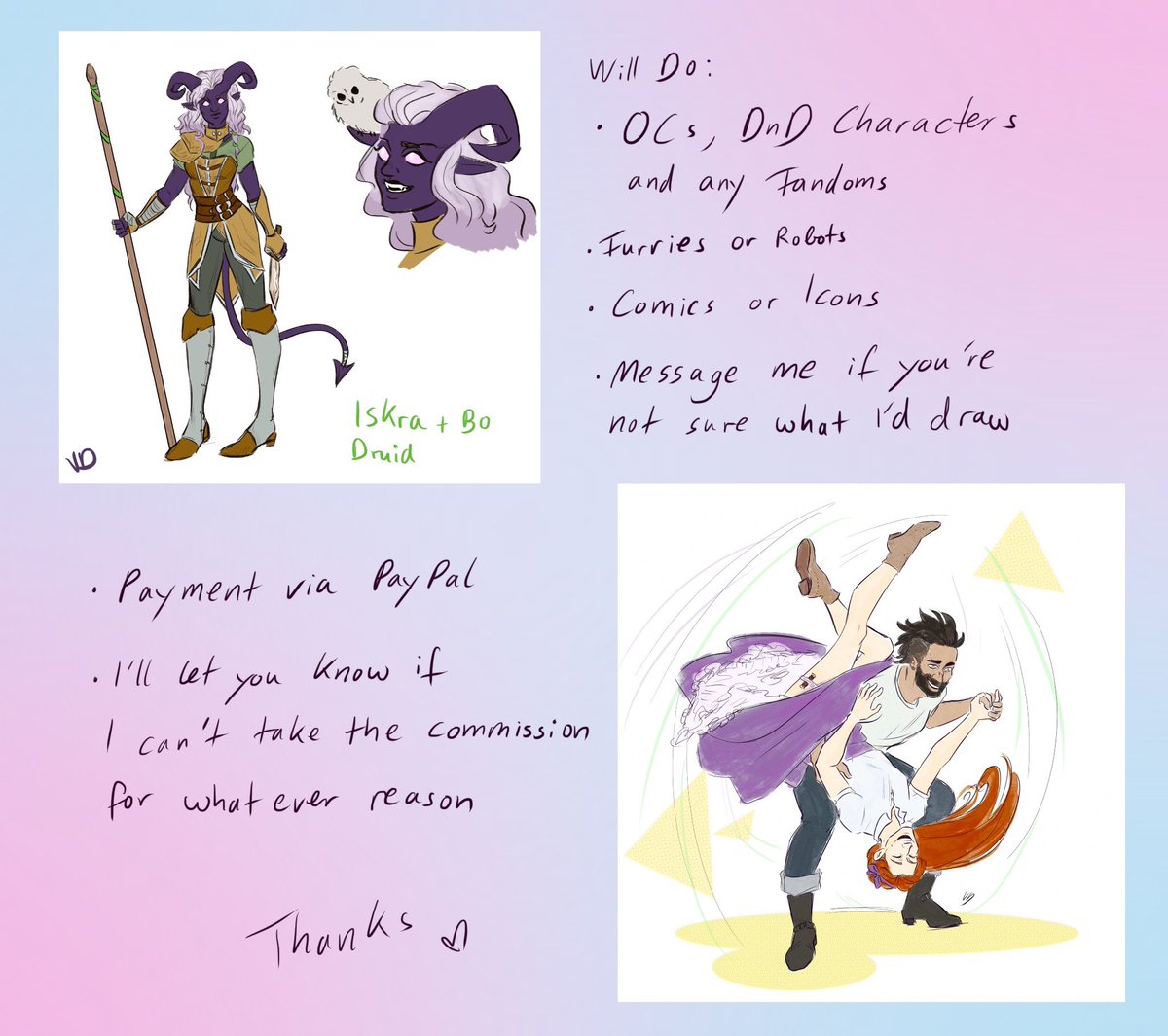 Valerie_Sparkle's tweet photo. Hello~ I’m trying to save up to hopefully get my top surgery next year, so consider commissioning me or sharing this. https://t.co/FVnIe5xP6P