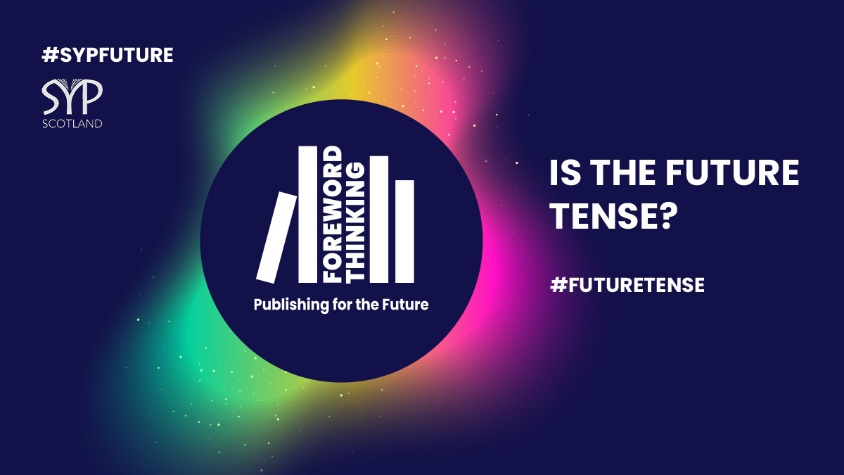 SYPScotland's tweet photo. #SYPFuture PANEL ANNOUNCEMENT!🔮🎉

We’re looking ahead to what the future brings for publishing! Our #FutureTense panel will chat about the obstacles &amp; opportunities they foresee – from the ongoing fallout from COVID and Brexit to sustainability – and ask: is the future tense? https://t.co/cFYdeurCUR
