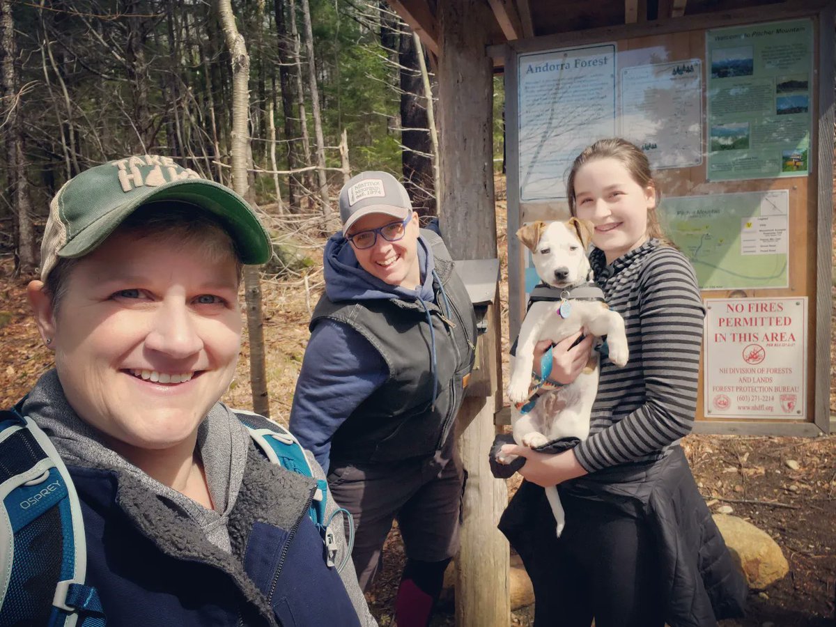 Social4Sarah's tweet photo. Zephyr went on his first "real hike" today, #PitcherMountain!
He had a blast. He climbed up & down. He sniffed and explored the whole way. He's going to be an awesome #HikingDog.
Get ready for more #AdventuresWithZephyr.
There will be a ton! #RescueDog #TakeAHike #GetOutside https://t.co/WaZiOvgUp6
