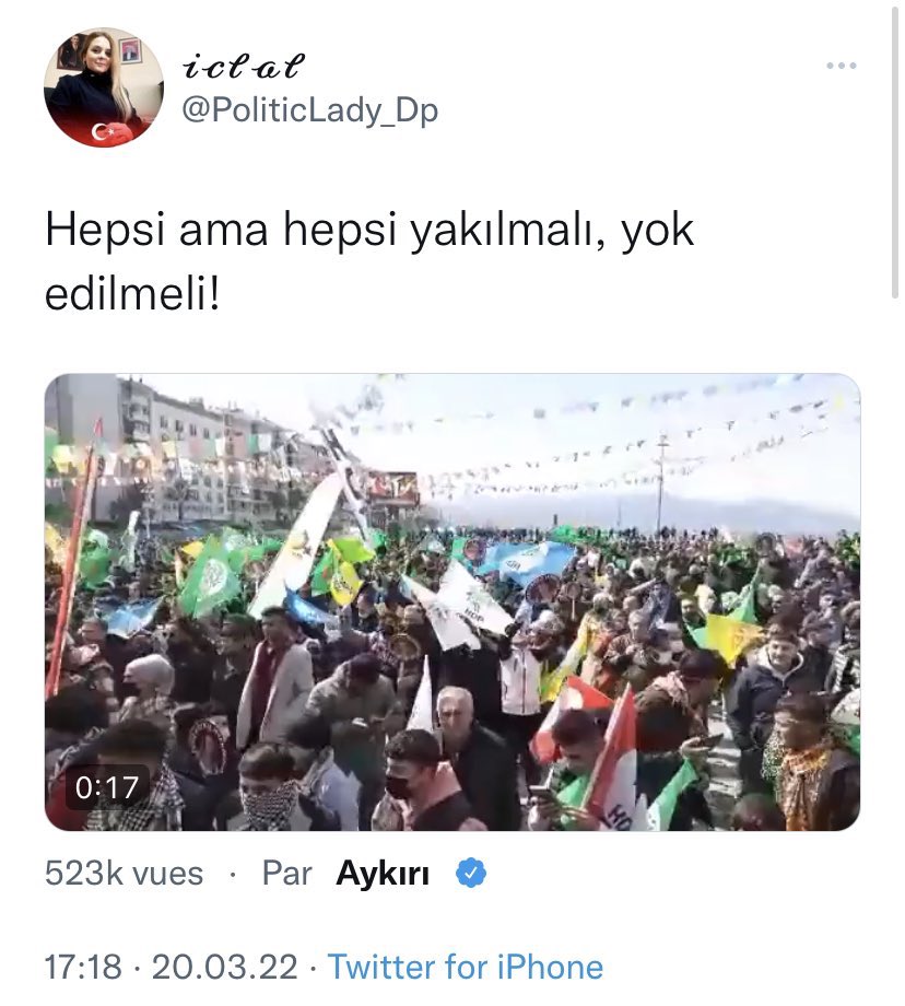 Sezen_Siyah's tweet photo. Bir terörist arıyorsanız bu sürtükten başlayın 👉@PoliticLadyDp https://t.co/MnLy5HreQ7