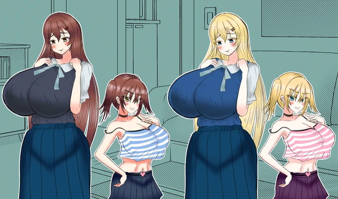 困ったなぁ……髪の色二パターン作ったけど、どっちのメスガキもかなり好きだぞ←キャラ的にわずかな差で薄めの金髪?の方がいいかも(大人になっておどおどした金髪もあんまり見たことないし 