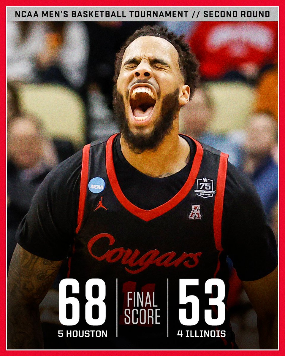 SportsCenter's tweet photo. Make it back-to-back-to-back men's Sweet 16 appearances for @UHCougarMBK 💪 https://t.co/djUVhAQQvV