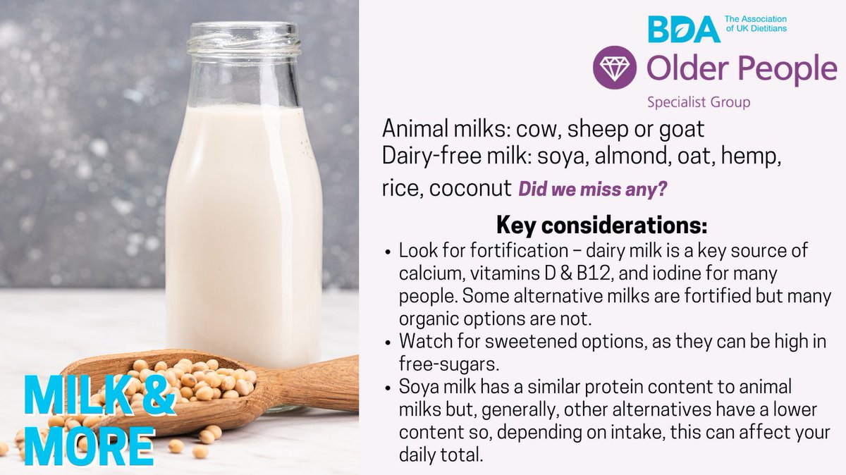 BDA_olderpeople's tweet photo. Let’s talk milk!! Milk is a good source of vitamin D and calcium to maintain bone strength, preserve muscle strength and prevent osteoporosis! And why not have some in your Sundae! @BDA_DIETITIANS @NHWEEK #NHWEEK https://t.co/oyEgIAJG9b