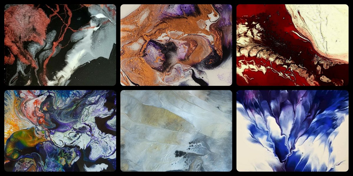 Bliss Fluid Art tweet media