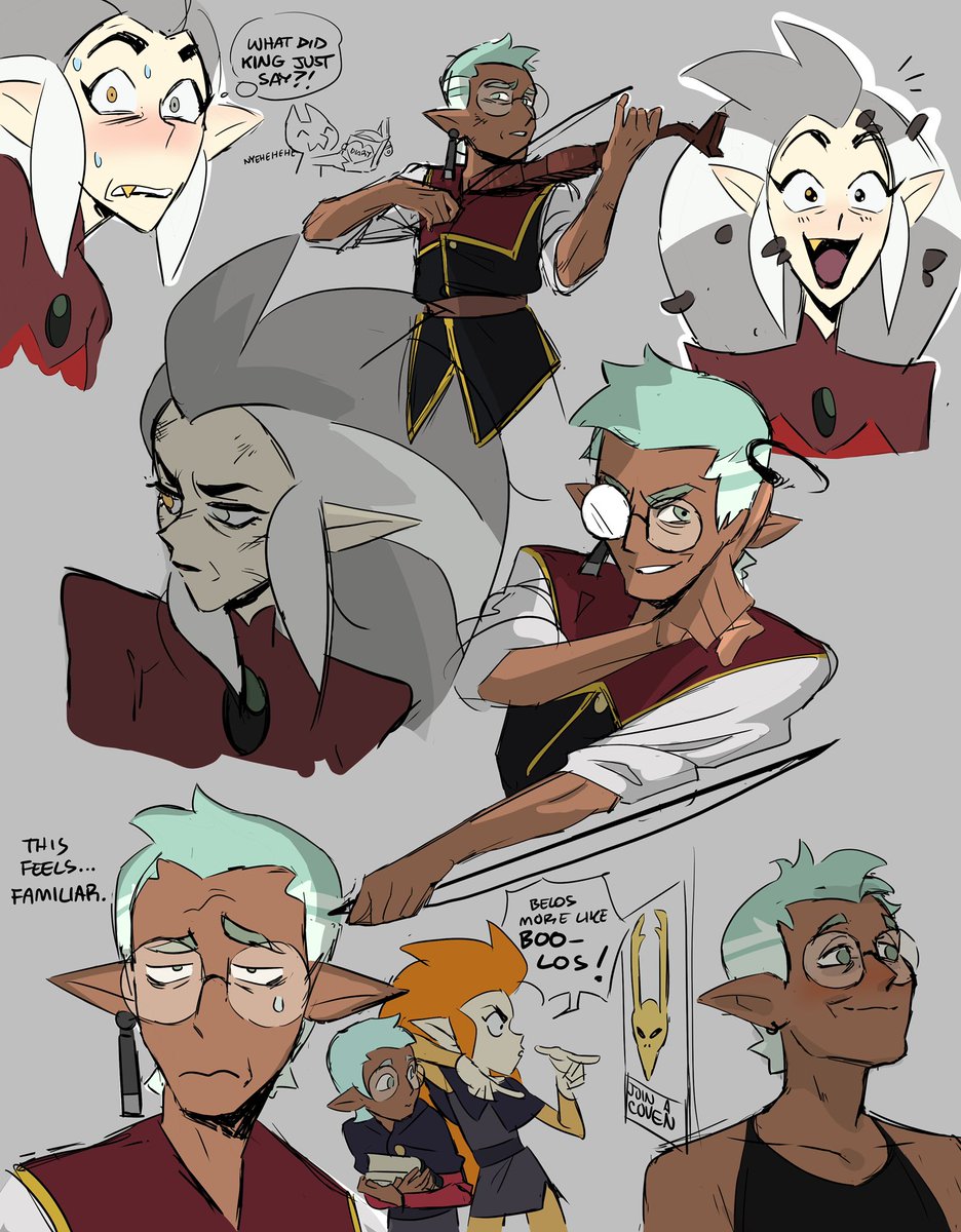 luzscoven's tweet photo. colored dana’s sketches. raeda makes me insane #theowlhouse #tohspoilers https://t.co/dmnUqfi0lh