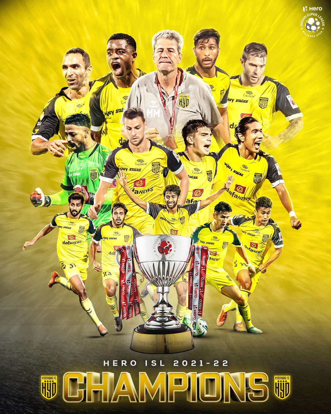 Indian Super League on Twitter "𝐇𝐄𝐑𝐎 𝐈𝐒𝐋 𝐂𝐇𝐀𝐌𝐏𝐈𝐎𝐍𝐒 🏆 A special night