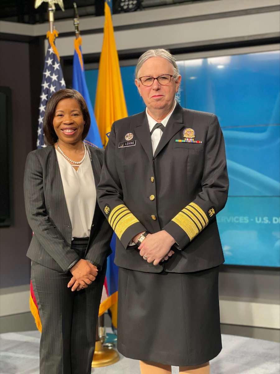AmerAcadPeds's tweet photo. Admiral Rachel Levine, MD, @HHS_ASH, sat down with Dr. @MWillingham7 during #AAPAdvocacy and addressed the critical role pediatricians played during the pandemic by caring for children and their families. https://t.co/7MehforVdy