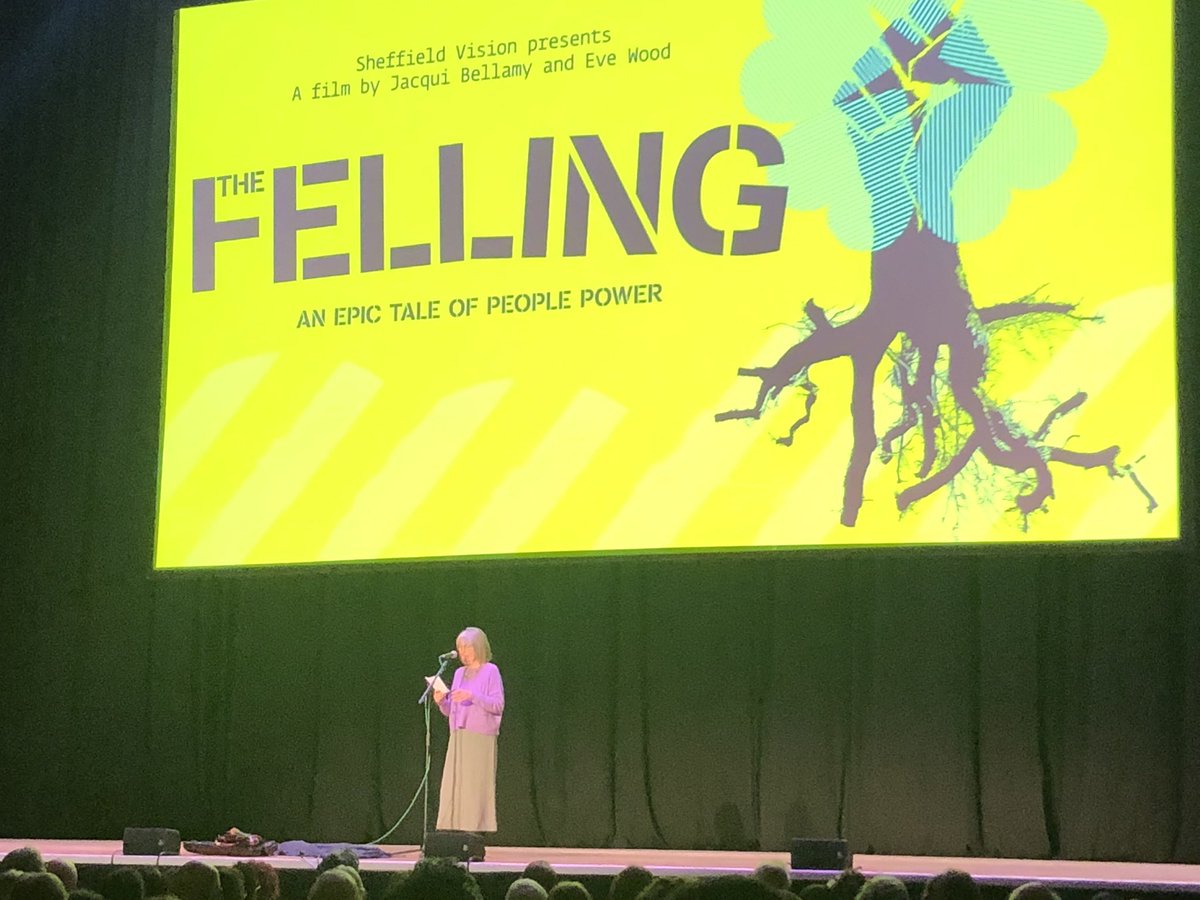 DrNicolaDempsey's tweet photo. Standing ovation for @TheFellingFilm #shocking #powerful #tearjerking #thoughtful #provocative #gripping #uncomfortable #celebratory As a #Sheffield resident I am so thankful to everyone who helped #saveSheffieldtrees from the dreadful mistakes @sccstreetsahead @SheffCouncil https://t.co/AO0Xbpox3D