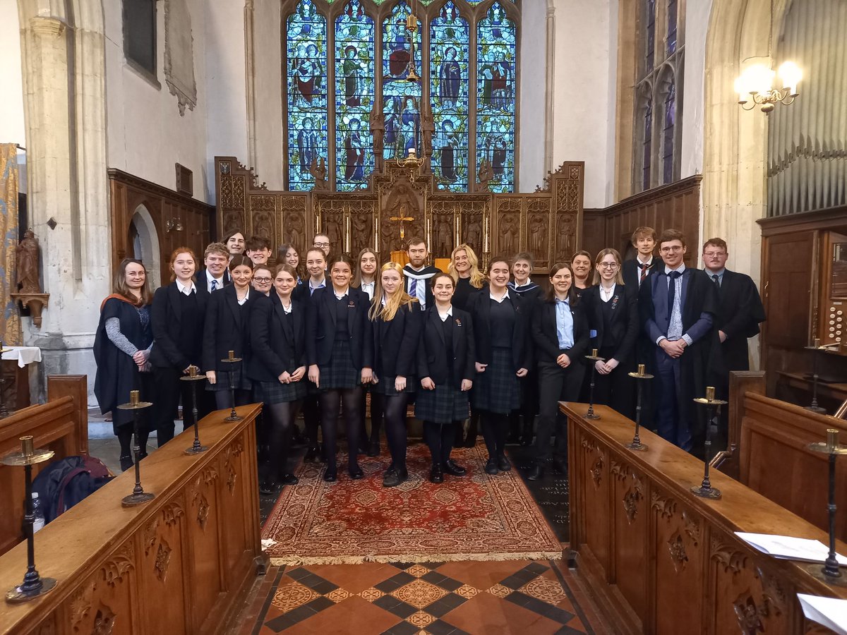 Congratulations to <a href="/FelstedSchool/">Felsted School</a> Senior Chapel Choir for singing so well at Choral Evensong this evening at <a href="/StMarysBocking/">St Mary's Church</a>. #felstedcommunity #felstedfamily #Felstedinspires #chapelchoir #Evensong #Roadtrip
