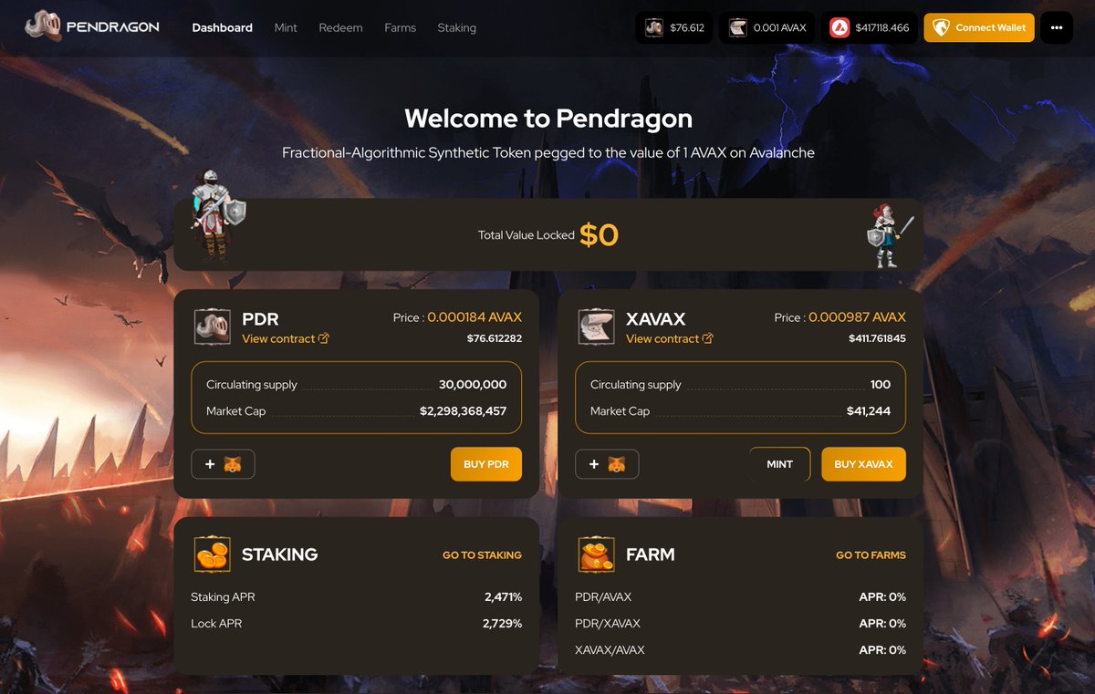 PendragonFarm's tweet photo. A sneak peak of what is to come. 🐉 #PDR @PendragonFarm #defi $AVAX #yieldfarming https://t.co/RCdXqr3RZV