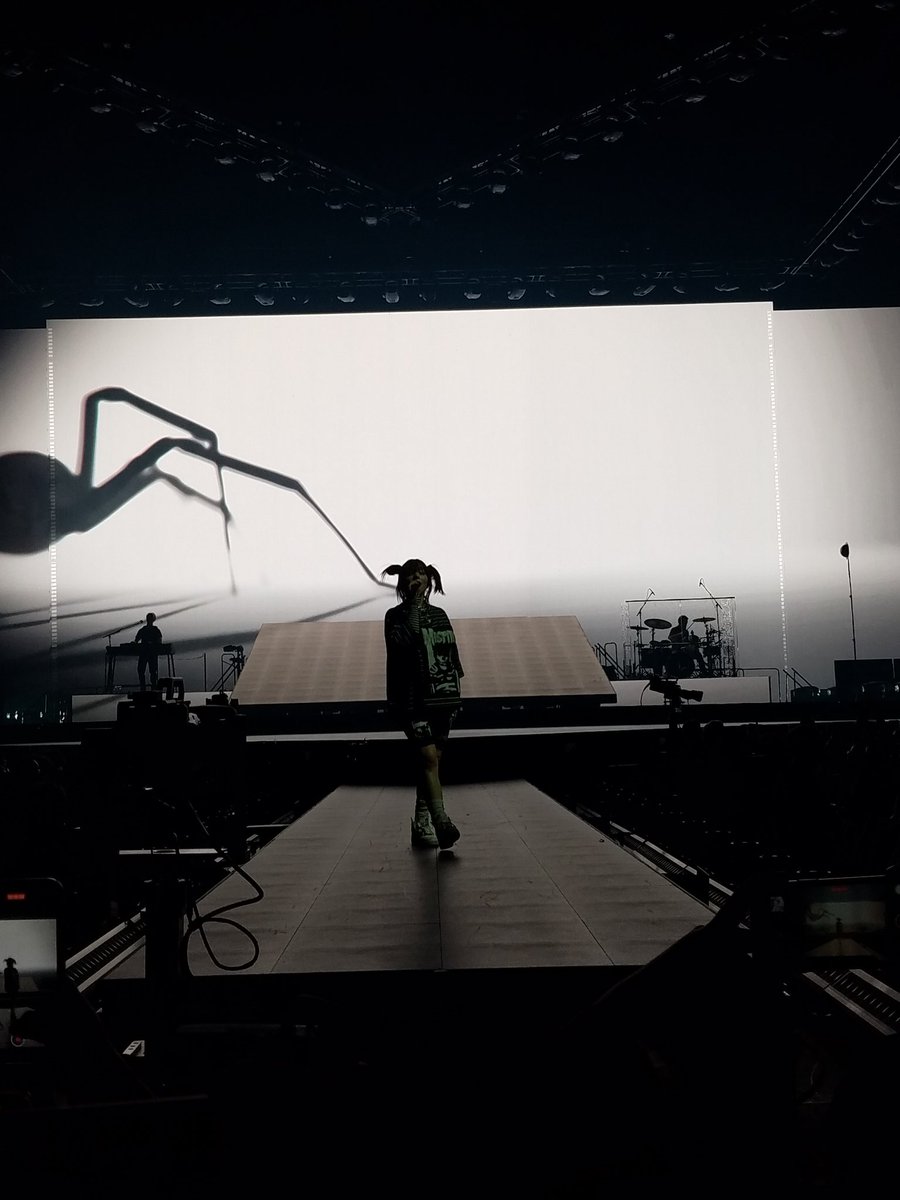 syd_stop's tweet photo. Billie stan twt enjoy these photos #billieeillish #happierthanevertour #HappierThanEver #denver #ballarena #billie https://t.co/IVO49lY8iR