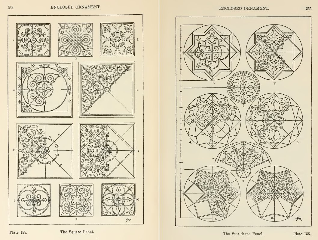 Handbook of Ornaments by Franz Sales Meyer (1849)