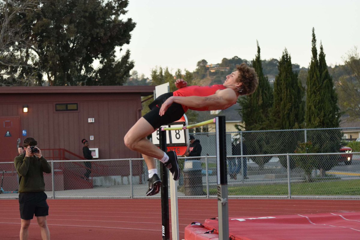 Solid meet against Marin Catholic and Terra Linda. 
100m: 1st with 11.36
200m: 1st with 23.3
High jump: 2nd with 5’8
4x100: 1st with 43.8