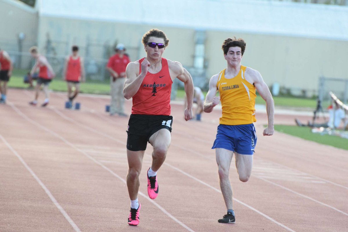 BunchBaden's tweet photo. Solid meet against Marin Catholic and Terra Linda. 
100m: 1st with 11.36
200m: 1st with 23.3
High jump: 2nd with 5’8
4x100: 1st with 43.8 https://t.co/ZmZlFD0AJU