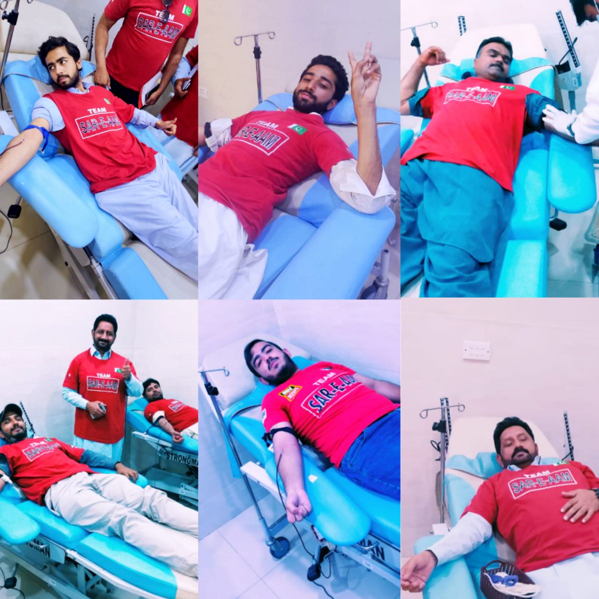 ٹیم سرعام سندھ کے 10 بڑے شہر جہاں خون عطیہ کررہے ہیں وہاں لاڑکانہ(سندھ) کی ٹیم سرعام کے جانبازوں نے بھی اپنا خون تھلیسیمیا کے مریض بچوں کے لیے عطیہ کیا اللہ پاک اس کاوش کو قبول فرمائے آمین۔ #WePromiseThat @Iqrarulhassan @KamranUmerFaro1