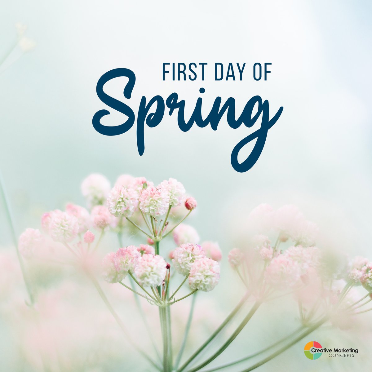 cmc_getcreative's tweet photo. Today is the first day of Spring! Let warmer weather commence! 

#firstdayofspring #creativemarketingconcepts #getcreativemarketing https://t.co/AwYAfo0KRP