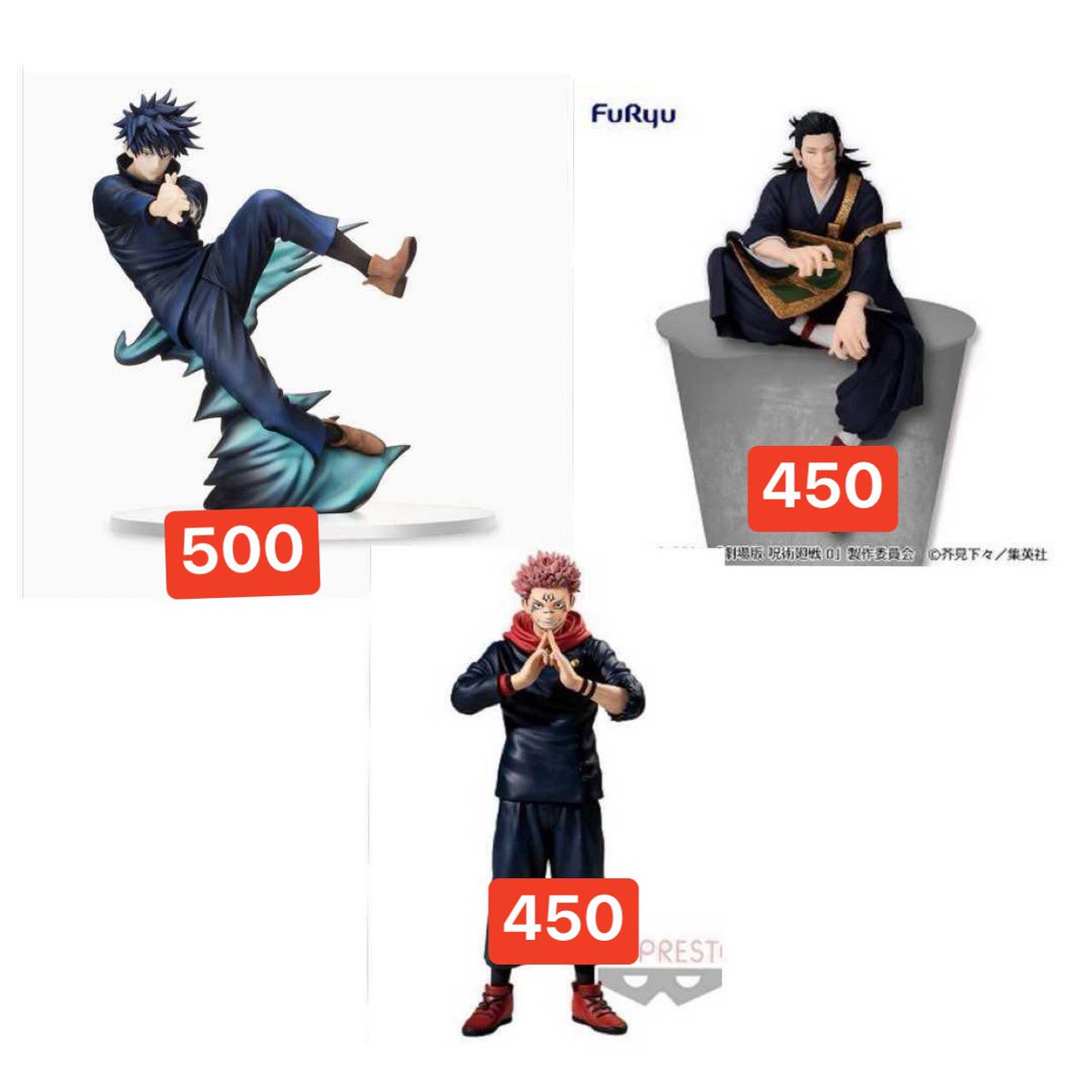 dkfiguremodel's tweet image. ✨เปิดจอง✨ อัพเดท
✨มือ1 ทุกกล่องค้าบผม✨
🥰ของจะมาถึงไม่เกินวันที่25เดือนนี้ครับ
❤️ราคาตามภาพเลยค้าบ❤️
📦มีค่าส่งกล่องละ 30 บาทเท่านั้น
นานามิtaito โกะโจtaito โกะโจทับบะหมี่ ฟิกเกอร์โกะโจ ฟิกเกอร์ยูจิtaito 
#ตลาดนัดJJK #ตลาดนัดจจส #ตลาดนัดมหาเวทย์ผนึกมาร #ตลาดนัดjujutsukaisen