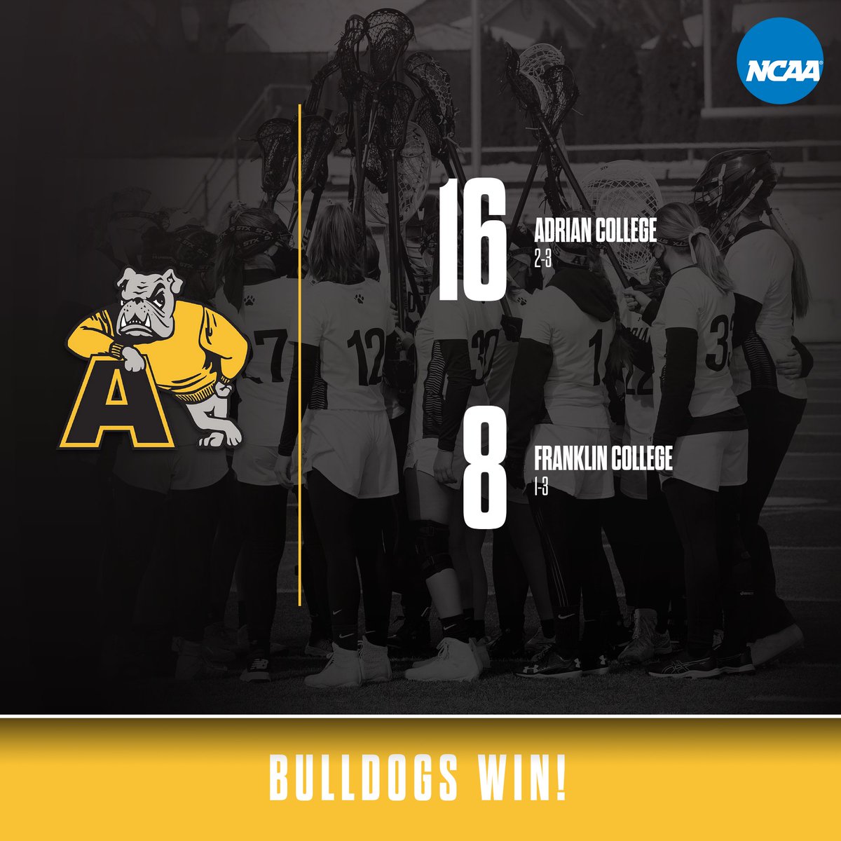 adrianwlacrosse's tweet photo. Bulldogs leave no doubt in the final quarter, sealing another win, and the first on the road!

Olive Stevens with 7⃣ goals for the Bulldogs!! https://t.co/trOAILsmdn