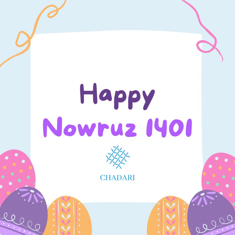 chadariproject's tweet photo. โจ Nowruz Mubarak โจ
Chadariโs entire team hopes and pray that every day of the year 1401 be full of bright colours, peace, and prosperity for Afghans and everyone around the globe.
#chadariproject #afghanistan #afghans #nowroz #nowrozmubarak https://t.co/gqvJD0Jd8J