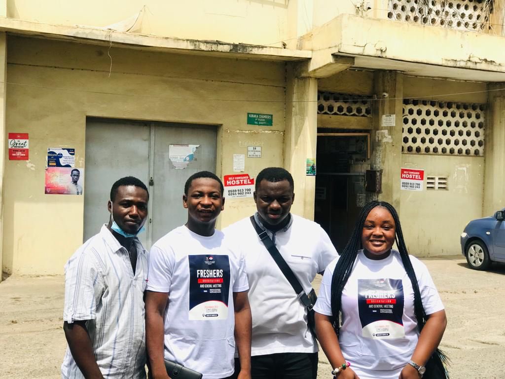 UGACC_Tescon's tweet photo. We went into numerous hostels yesterday to invite students to our forthcoming Freshers Orientation and General Meeting on Friday. We faced hurdles, but we were able to persuade skeptics. We've come to serve, and we've come to serve well.
#CommitmentWithoutInducement https://t.co/OXo0OSo7Wv