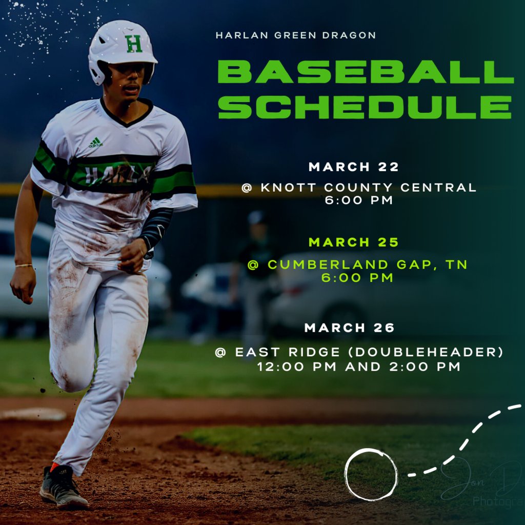 HISDSuperDragon's tweet photo. Dragon Baseball fans: Here is the Green Dragons schedule for the week.  The Dragons hit the road for several away games.  #goodluckgreen ⚾️ https://t.co/jqC9JYQub1