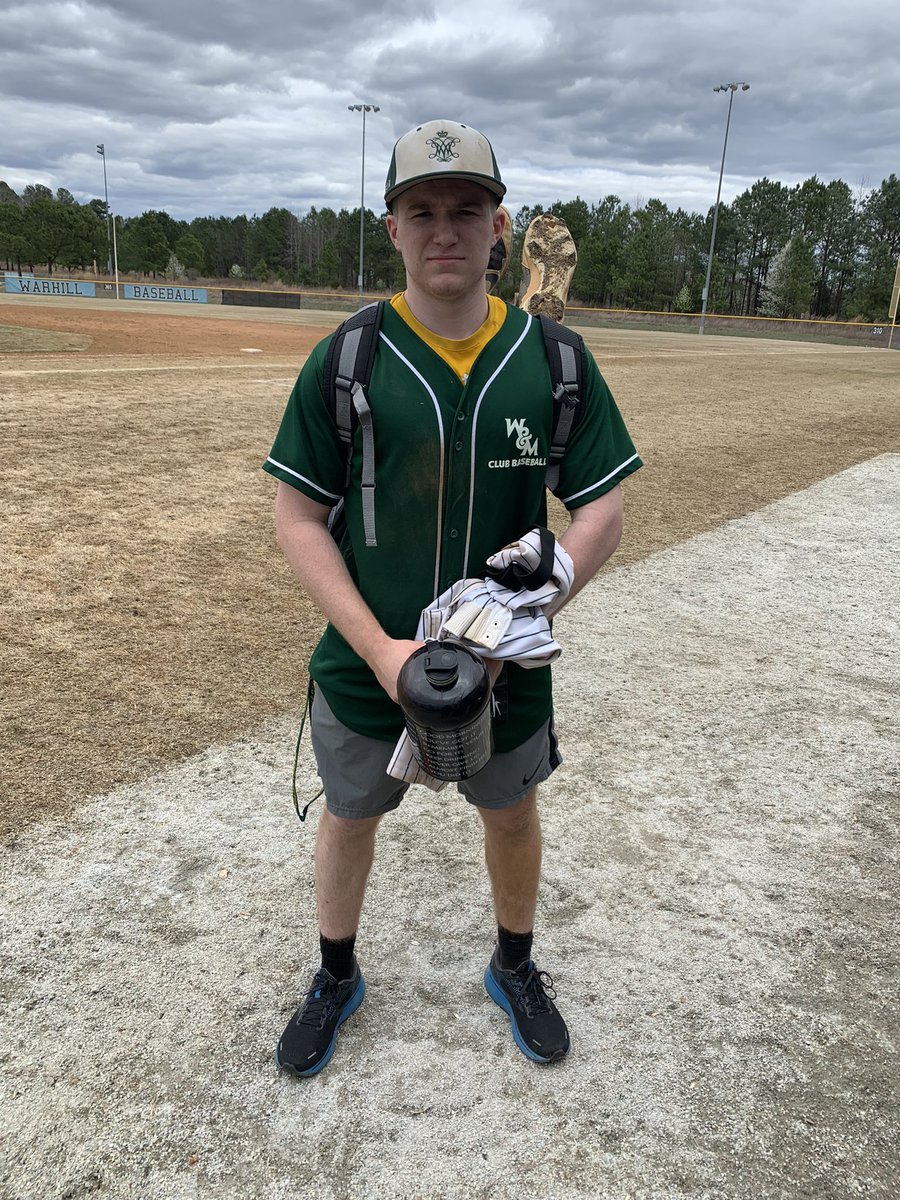 WMclubbaseball's tweet photo. @ColbyBestick takes #DoAJob Player of the Game honors in Game 2 as the Tribe eeks out an 8-6 victory over Longwood.

He went 2-3 with 2 2B, 2 R, and a walk to lead the attack.

We’re back in action next weekend on the road against @pbdbssfc ! https://t.co/zTTL35APFJ