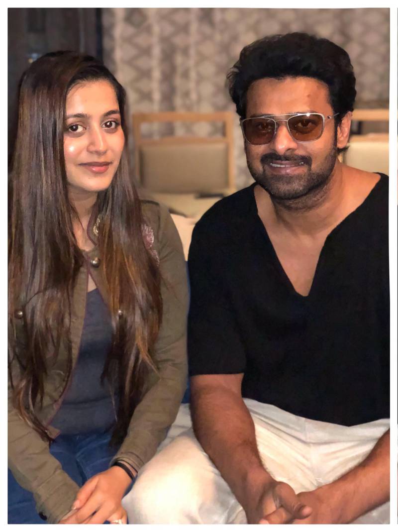 #Prabhas congratulated #RukminiSahay wife of #Neilnitinmukesh for becoming a lovely parents.
Pic is viral now🔥🔥🔥