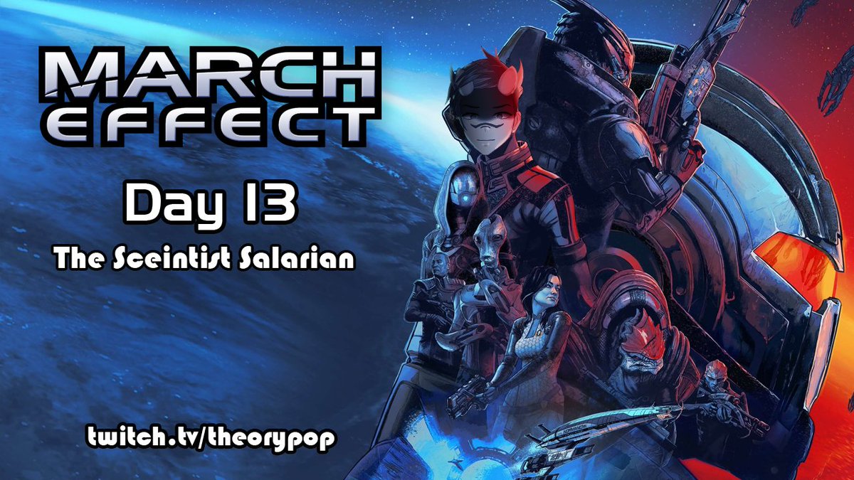 TheoryPopYT's tweet photo. March Effect Day 13 - The Sceintist Salarian https://t.co/fGSIRrrd67