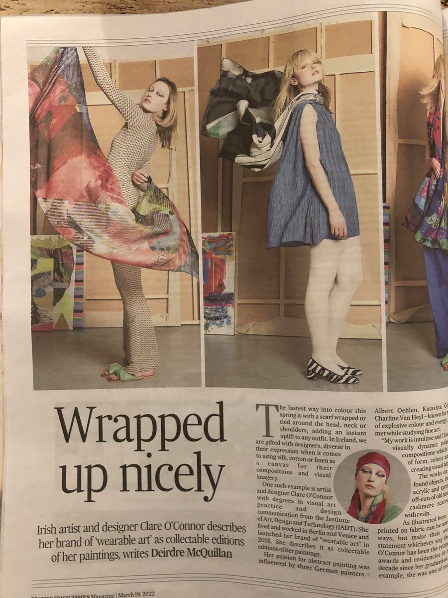 MeathLEO's tweet photo. Lovely feature in @IrishTimesMag by @DeeMcQuillan on #LEOMeath client & #Dunboyne based @ClareMOConnor #MakingitHappen #WrappedUpNicely https://t.co/LZDdAEe5V1