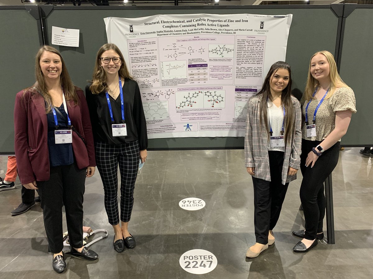 We’re kicking off #ACSSanDiego with Dr. Carroll’s group, featuring work from Erin, Sophia, and Lauren (and Julia and Alex too)