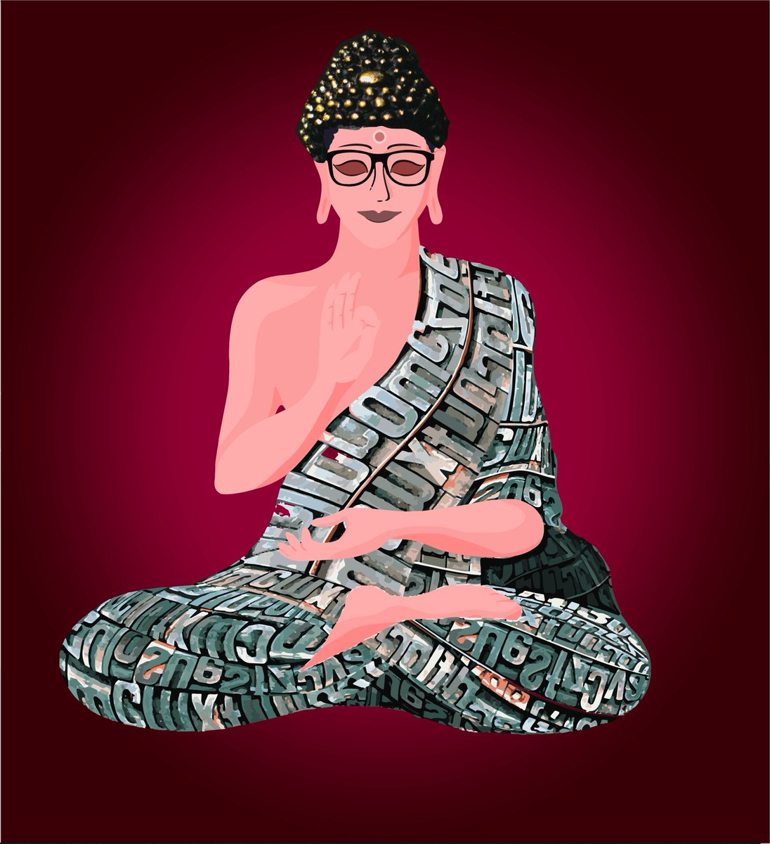 NikBearBrown's tweet photo. Cognitive Type "Brainy Buddha" logo.
I'm playing with creating a Cognitive Type "Brainy Buddha" logo. Maybe add some tats of math equations to the budda?
#AI #Type #Typpgraphy #CognitiveType #MachineLearning #artwork #art #Cognition #CognitiveScience #design #logo https://t.co/vdZnjOQv9b