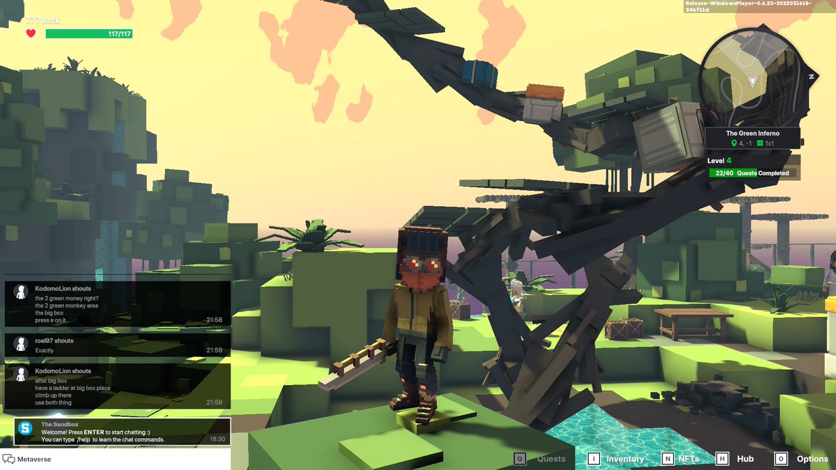 ronionmouseq's tweet photo. @TheSandboxGame I just participated in the daily #SandboxAlphaS2Contest for a chance to earn up to 1,000 $SAND! Starting March 19 - Gather the equipment. Check out my screenshot below!
👇 #SandboxAlphaS2 https://t.co/ds4Tpqp77P
