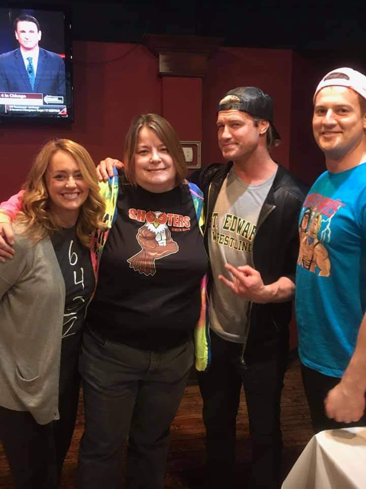 FreckAmy's tweet photo. @HEELZiggler 3 years ago I met you and it was a dream come true! So Happy you are NXT Champion! No better man to represent maybe i will see you again someday!! https://t.co/lsVO3KXGsx