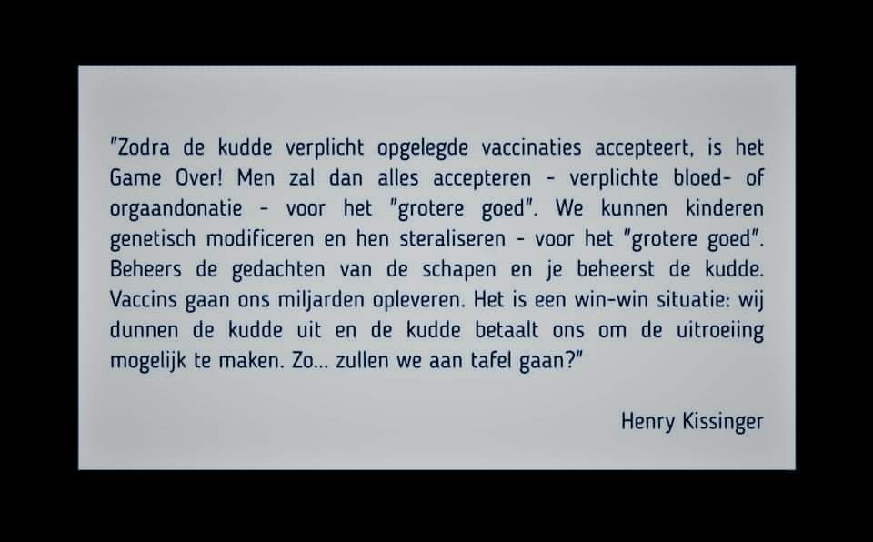 yo_lein's tweet photo. @vaccinisgenocid Dit zijn de woorden, van de Goeroe van de kliek, die het vaccin maken, goedkeuren en als #redmiddel opdringen..
Gates heeft zijn woorden letterlijk herhaald tav
de prikjes van onheil.. https://t.co/zOzVVmpTf9