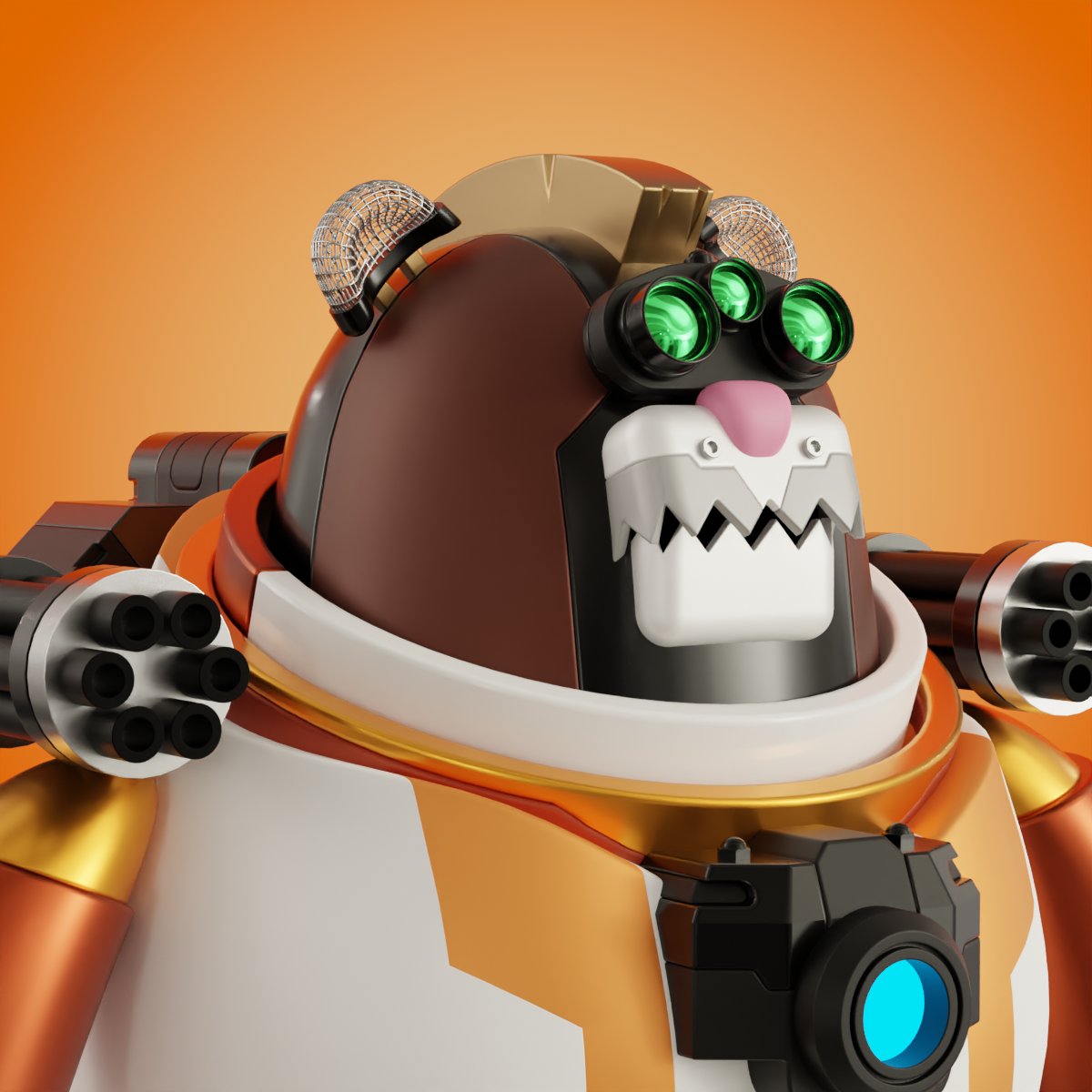 Suited up and battle tested.

Since our Guardians inside the lair voted you to be CLAW, you will report to Griff.