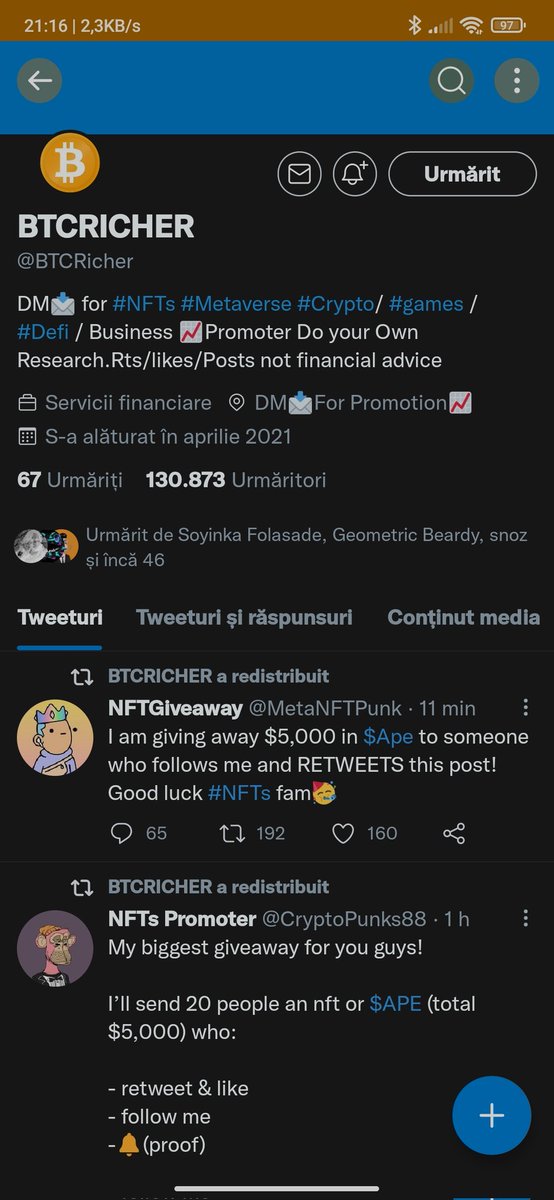 criptolow's tweet photo. @BTCRicher @majda_Mohamed Hope will win and not only I! 🔥🔥 https://t.co/3jgYUc0KeY