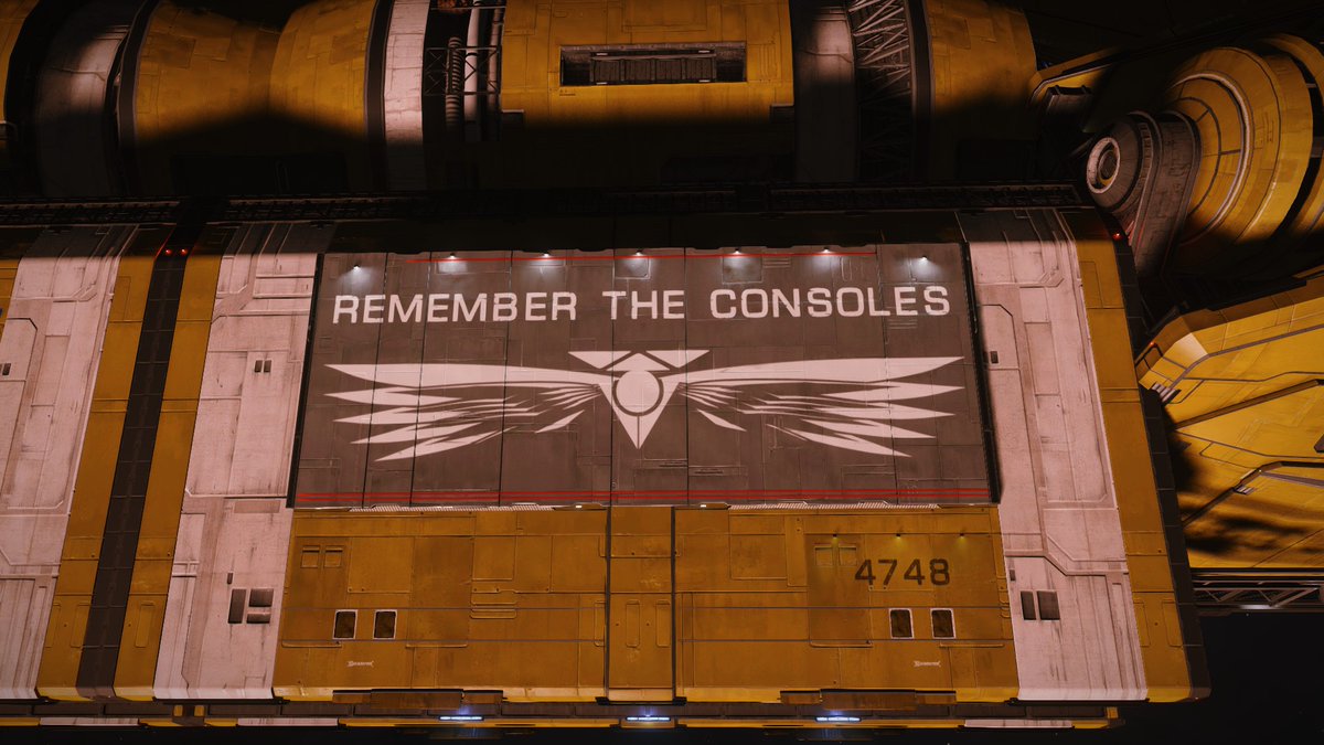 CMDRderLichtkr1's tweet photo. 2/2
I would like to encourage my fellow console and carrier owners to do the same, or at least pass the idea on to other carrier owners.
Even if no longer actively playing, the carrier and the message still remains in the system/database.
o7
#remembertheconsoles #elitedangerous https://t.co/dnA6IDyusx