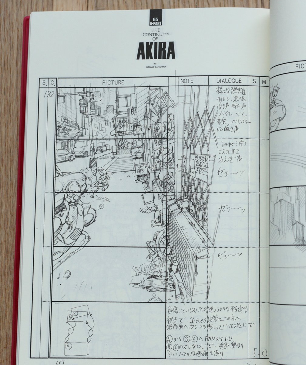 Not entirely convinced the storyboards that Otomo drew for Akira are detailed enough, I mean look at this shoddy work... 🤣😂 

Just teasing of course ! My review for the storyboard book ( Vol 1 ) is almost done. You can also just grab a copy here - https://t.co/JZIKUt83AV 