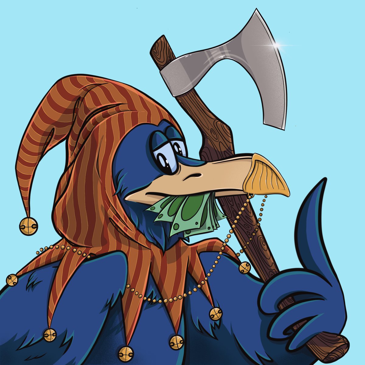 WoolsSander's tweet photo. @royal_crows Royal Crows inspire for creativity😍🤩We like it so much❣️ Support this amazing art in comments🧡

#nftart #NFTGiveaway #CronosNFT #crofam #CronosChain #NFTCommunity https://t.co/mlPoC8x1Ug