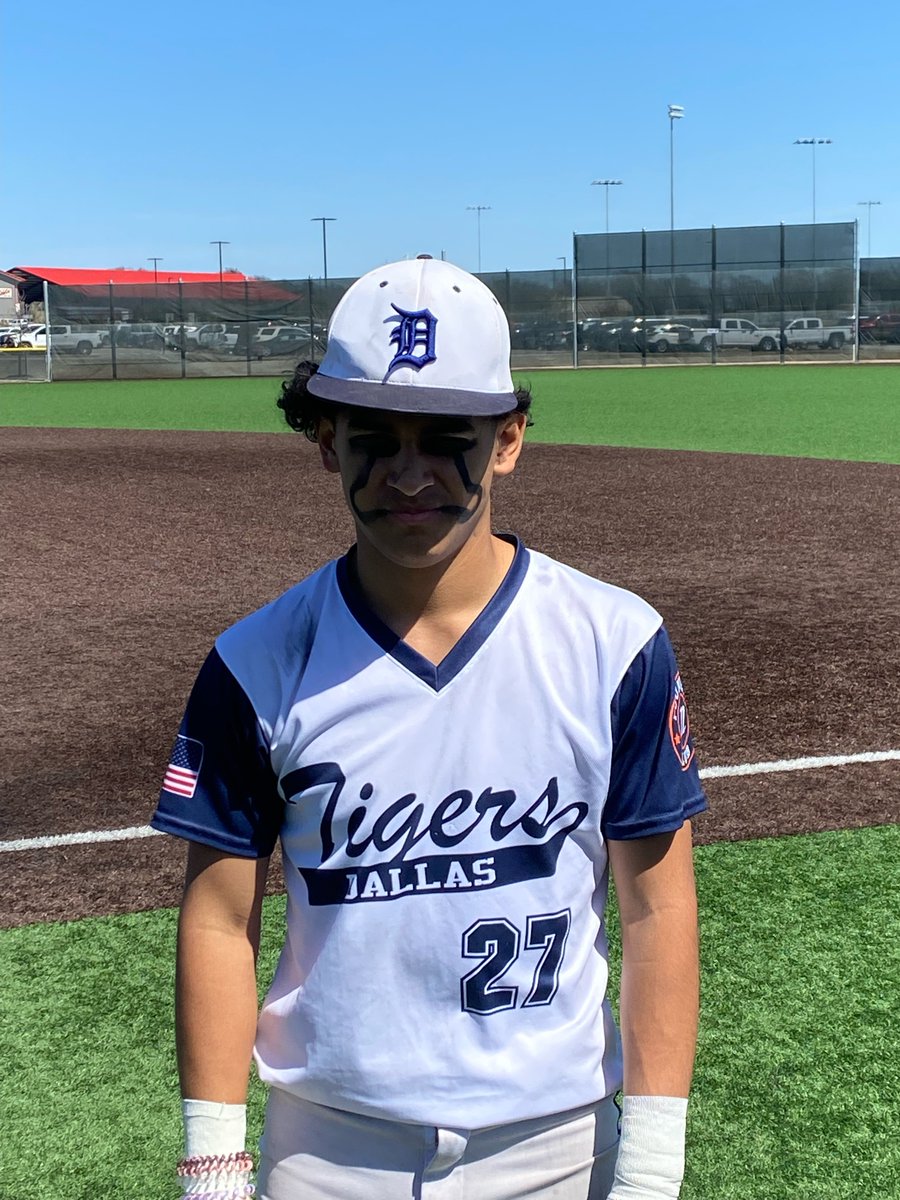 F: <a href="/DTigerBaseball/">Dallas Tigers</a> Miller 9, Banditos '26 Oresey 2
PoG: Brandon Portillo 2-2, 3B, 2B, 3 RBI