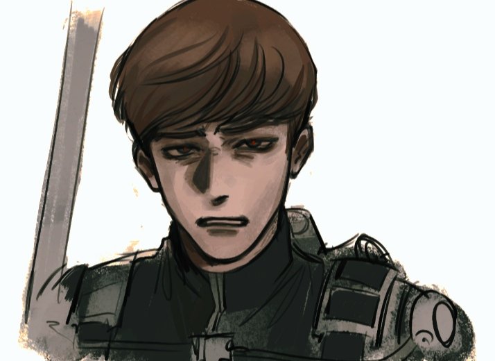 Я ещё до этого пыталась что-то скетчить но мне не особо понравилось