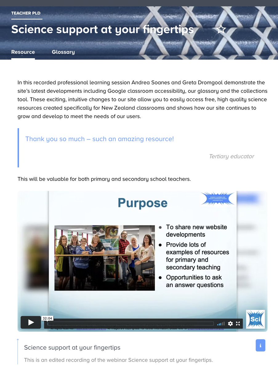 NZScienceLearn's tweet image. Science support at your fingertips - @soanes_andrea &amp;amp; @sciencenz demonstrate the site’s latest developments including Google classroom accessibility, our glossary &amp;amp; collections tool
bit.ly/3sHU0k1
#STEMeducation #ScienceLearningHub #PLD