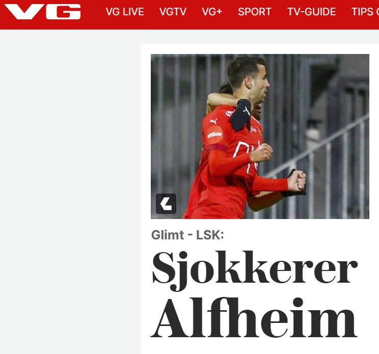 LSK opp i ledelse mot Glimt borte - VG melder om sjokktilstander på Tromsøs hjemmebane.