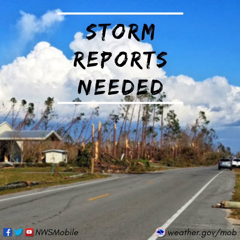 Please let us know if you have any damage reports or pictures from the severe weather. Let us know if you see any trees or limbs down, damage to homes/buildings/structures, or any pictures of hail. Rainfall amounts are also very helpful. Thanks in advance!