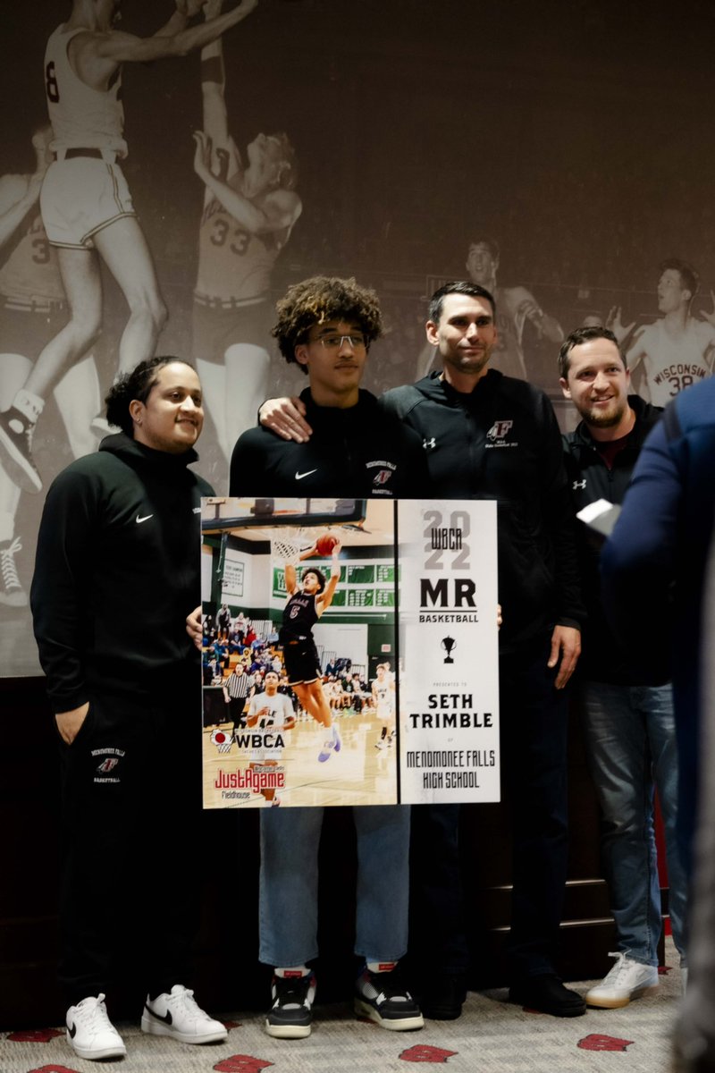 Very thankful to receive the Mr. Basketball award from the WBCA! This wouldn’t be possible without God, my family, my coaches, my teammates, and the loved ones who have all had an impact during this amazing journey. Only the beginning of something special!