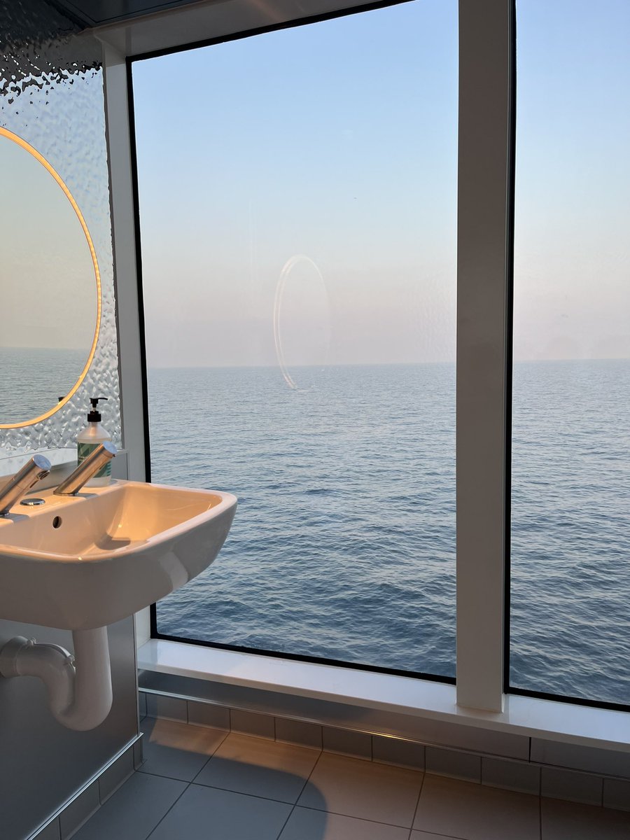 The best loo at sea? #virginvoyages #valiantlady #mermaiden #vvfirstmates
