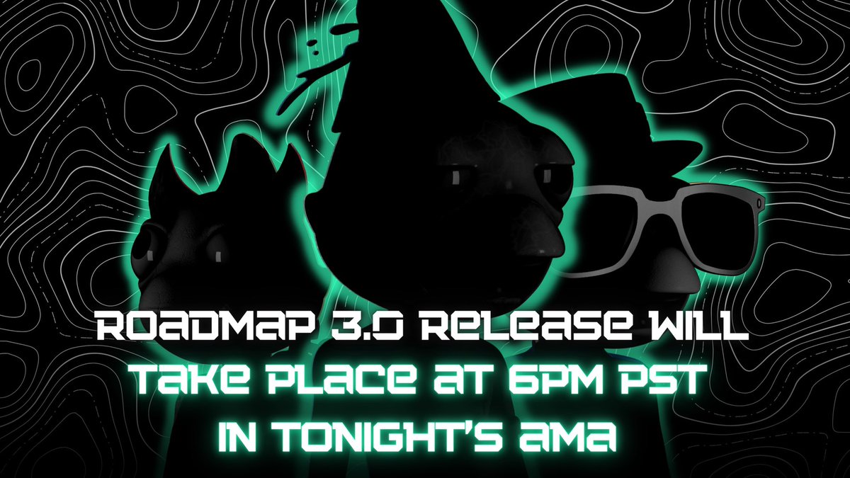 Chillnchameleon's tweet photo. Chillin Chameleons Roadmap 3.0 will be announced tonight at 6PM PST (about 5 1/2 hours from now) 

Tune in to tonight’s AMA over $1000 in #Giveaways 🌊 https://t.co/JbI2DbyoEY